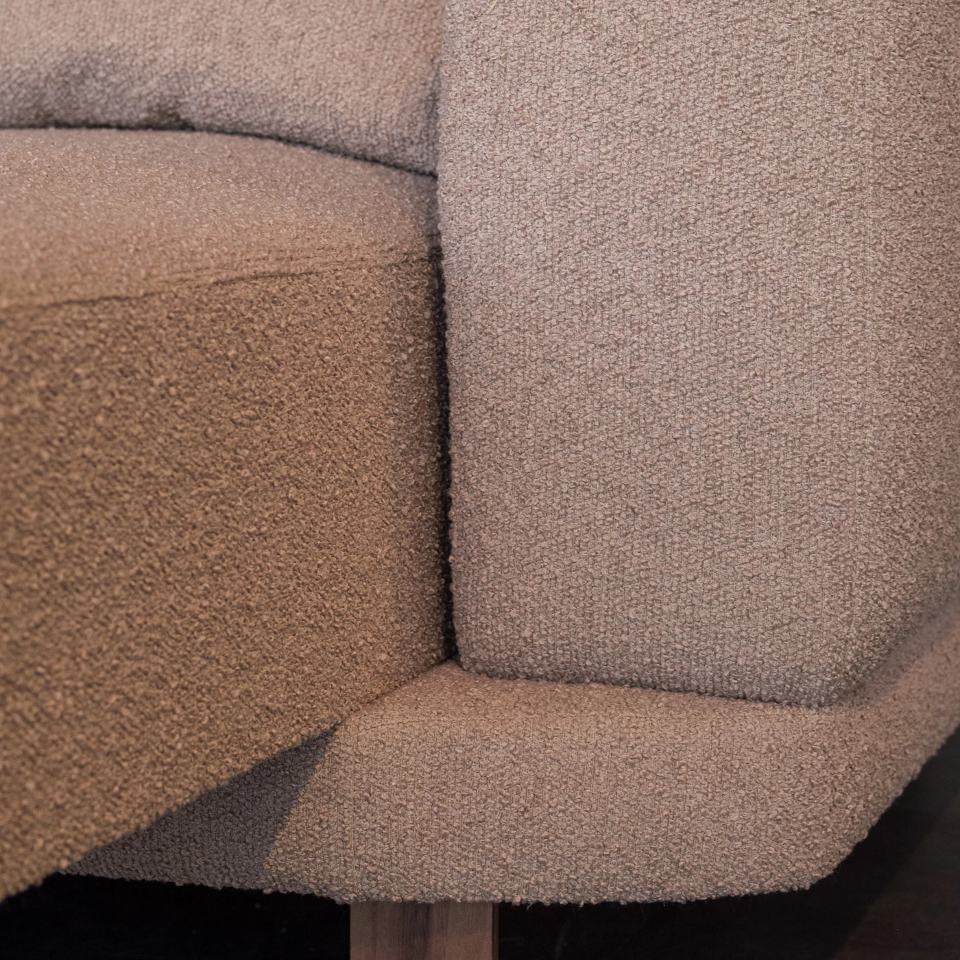Woven upholstery, close